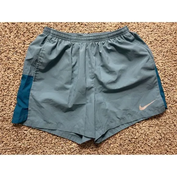 Nike Flex Running Shorts Mens Large Lined 5" AH8149 407 - Picture 1 of 7